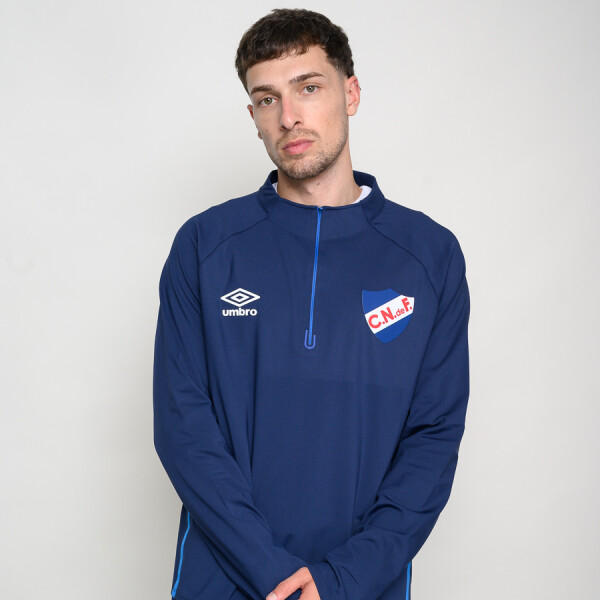 BUZO MEDIO CIERRE POLYTRAINING Nacional Hombre 001