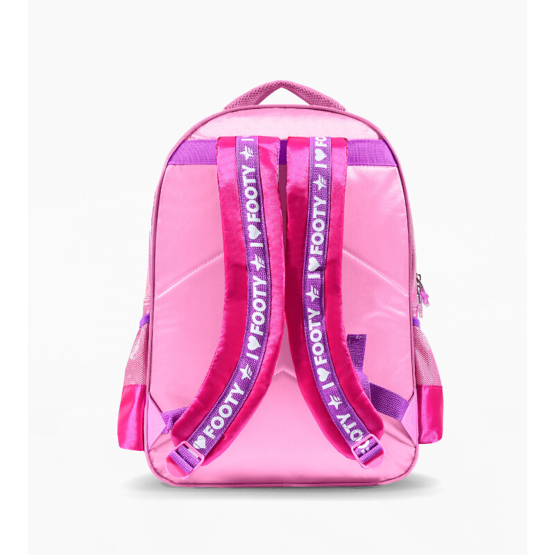 Mochila Footy Corazon con Luz Led Rosa - Fucsia