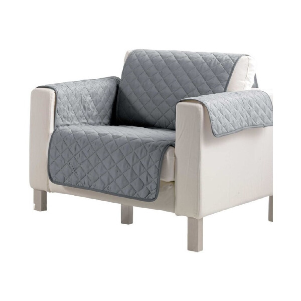 Cubre Sofá Sillón Protector Reversible 3 Cuerpos Cobertor Variante Color Gris