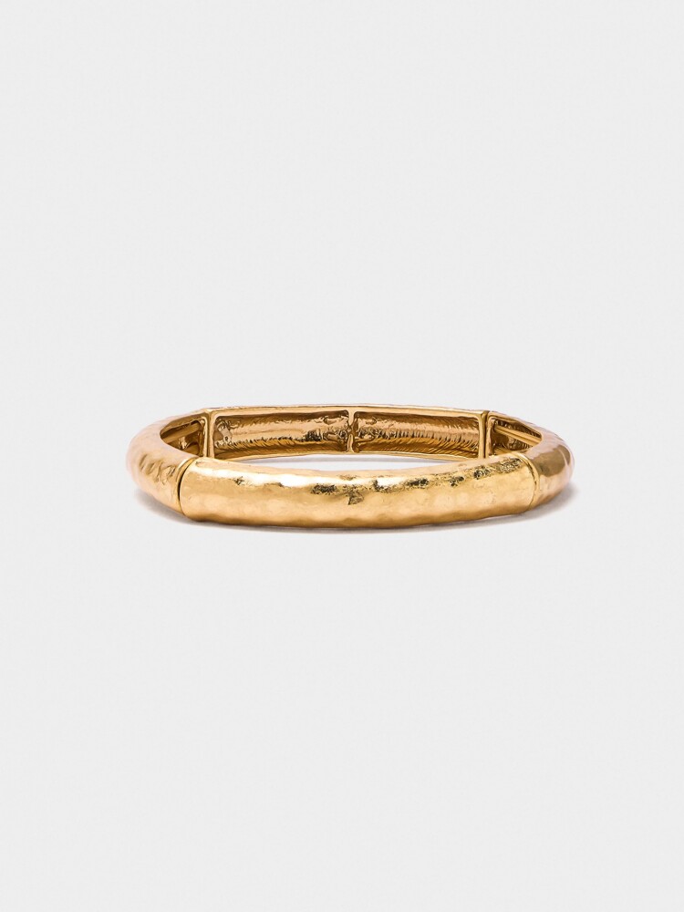 Pulsera Elástica Irregular dorado