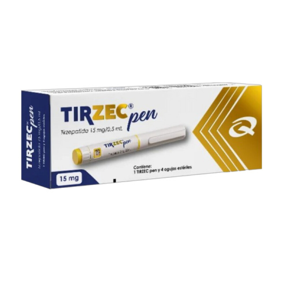 TIRZEC PEN 15 MG PEN 2ML + 4 AGUJAS única