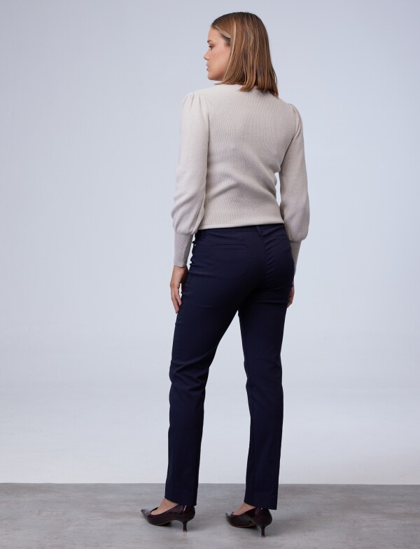 Pantalon Slim AZUL