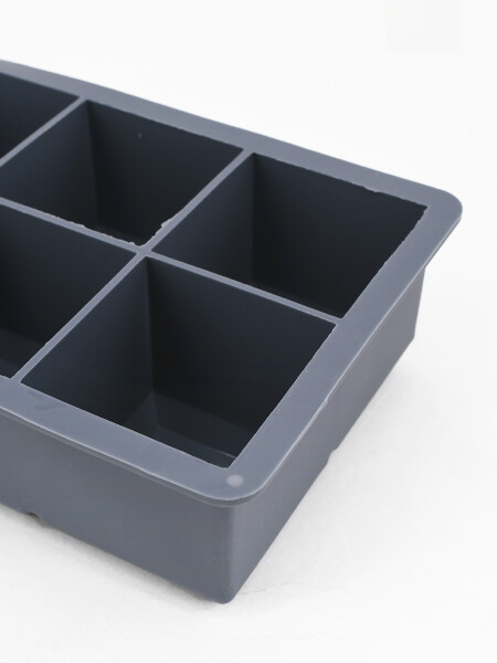 CUBETERA SILICONA CUBOS GRANDES GRIS