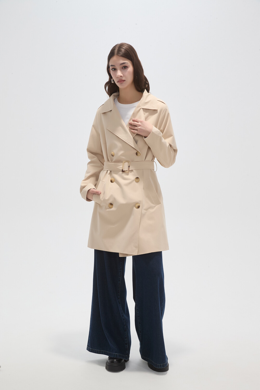 Trinchera Cyra Beige