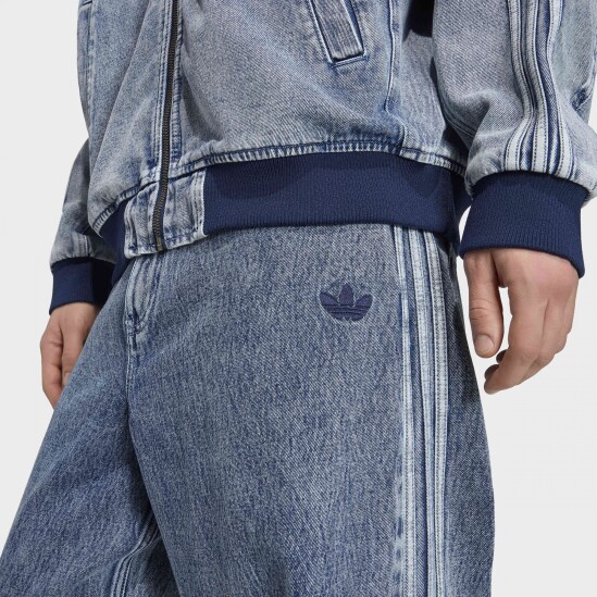 Jeans Adidas Straight Leg Azul