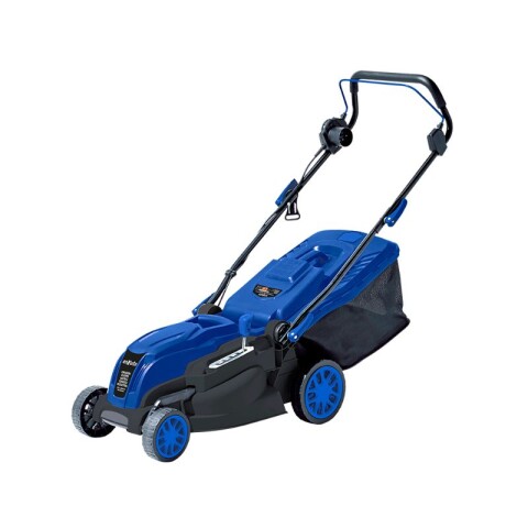CORTADORA DE CESPED ELECTRICA ENXUTA CON BOLSA RECOLECTORA Azul