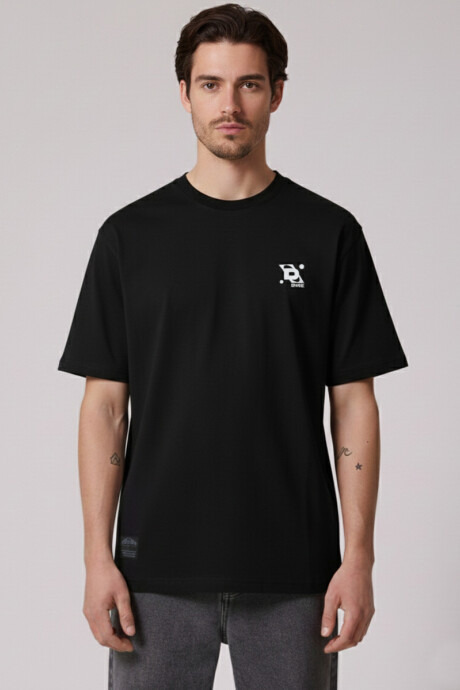 T-SHIRT CABRE DIXIE Negro