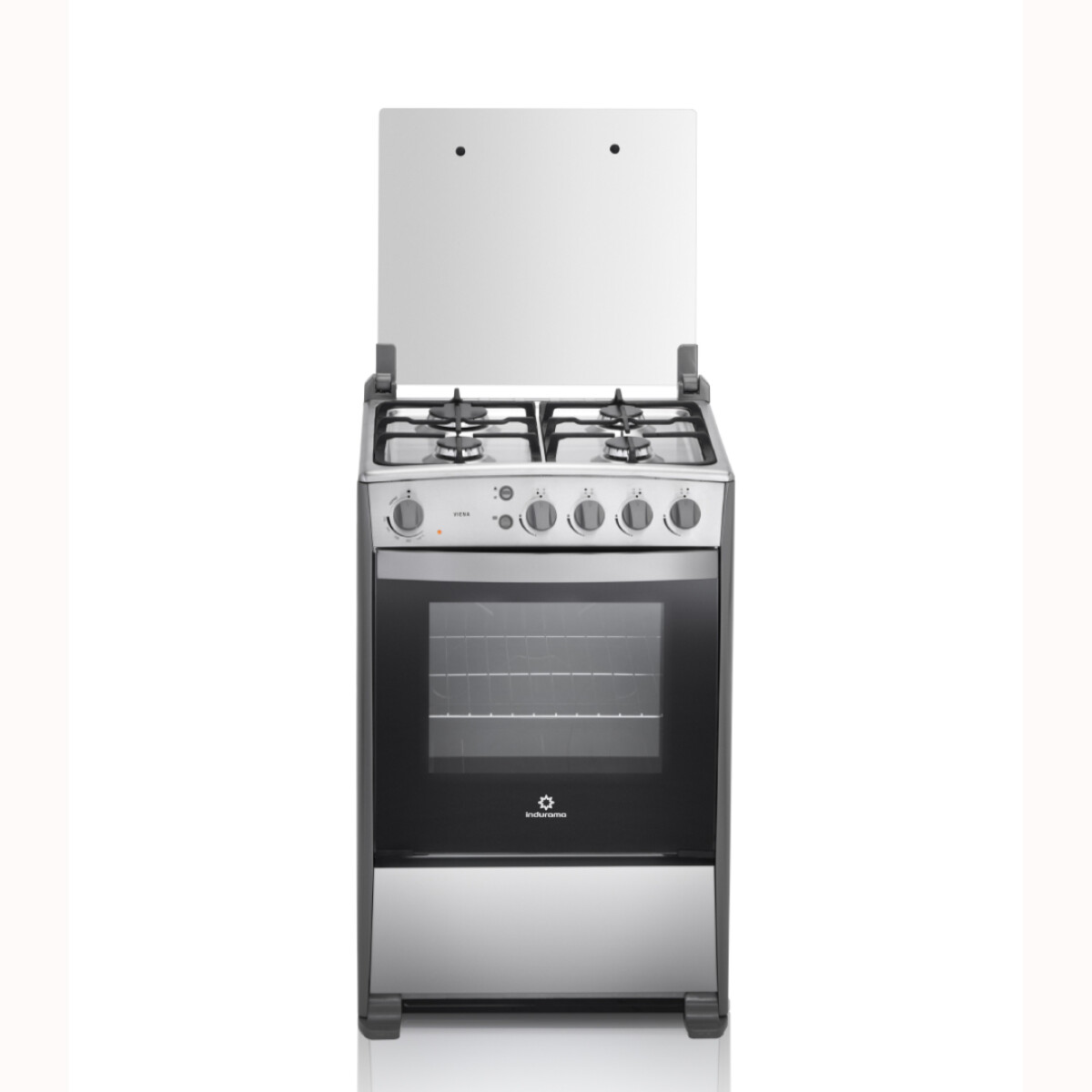 Cocina a Gas Indurama con Grill Eléctrico Modelo Viena - Inox 