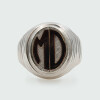 Anillo Camilo de plata 925 con letras en oro 18k. Anillo Camilo de plata 925 con letras en oro 18k.