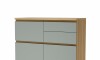 Bajo mesada 120 cm - 1 Puerta Basculante 4 cajónes - Rainha Gris