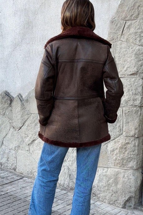 TAPADO SERENA REVERSIBLE MARRON GASTADO