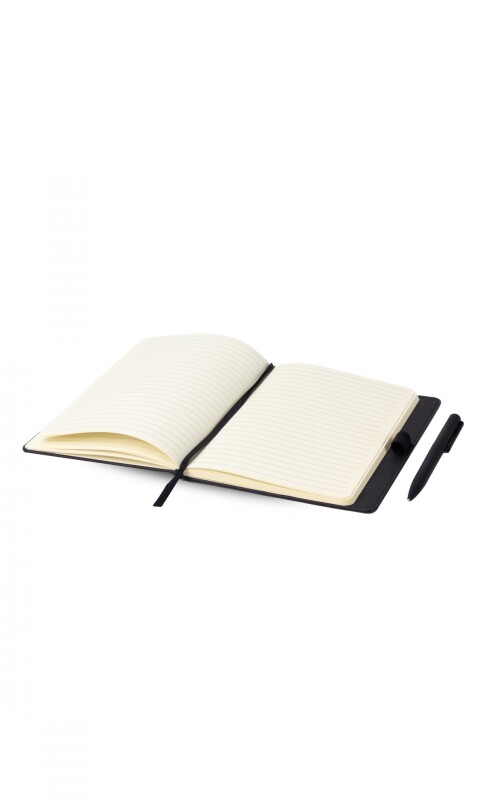 CUADERNO PERPETUO TAMAÑO A5 - 96HOJAS NEGRO