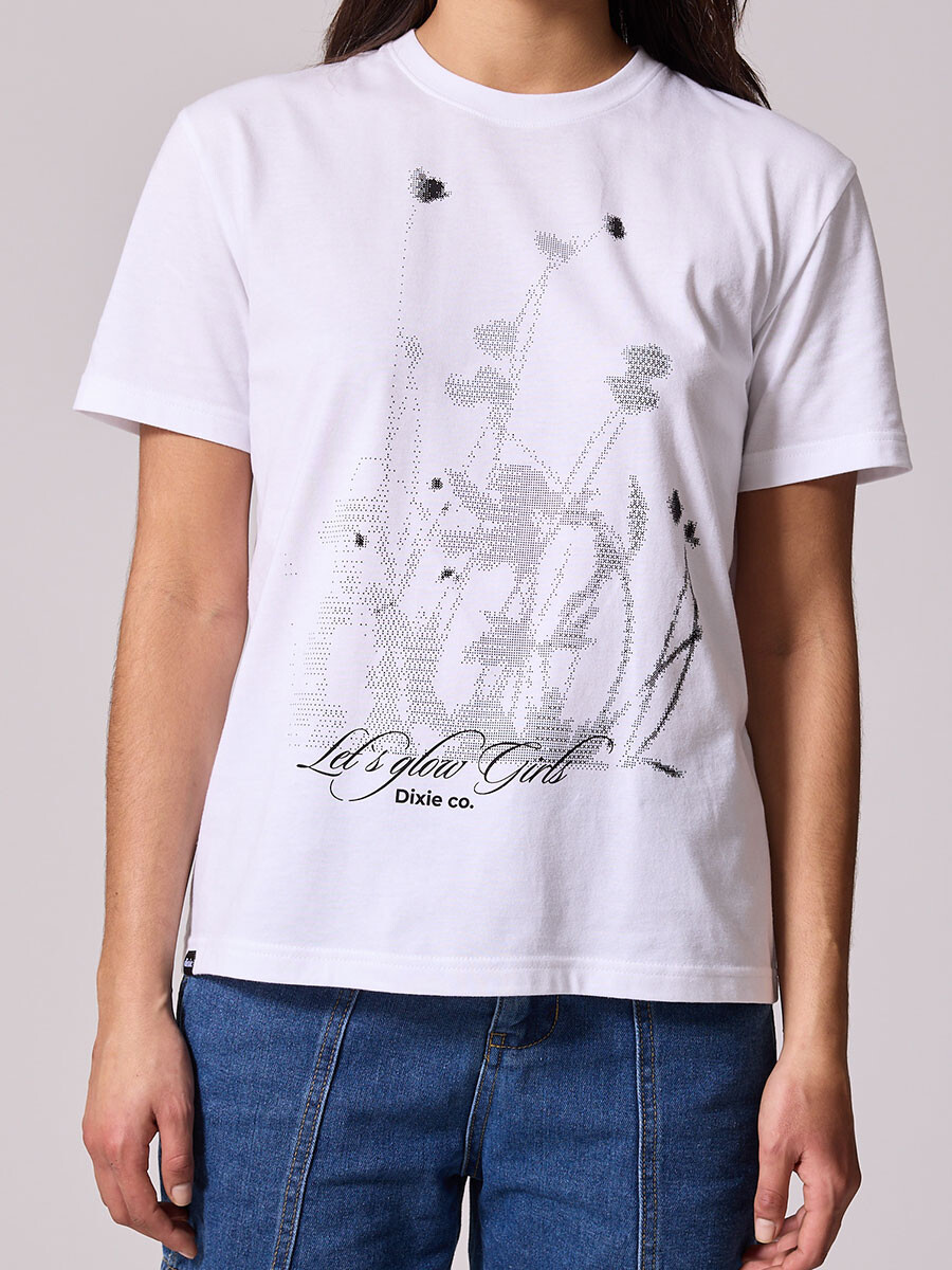 T-SHIRT CRUMI DIXIE - Blanco 