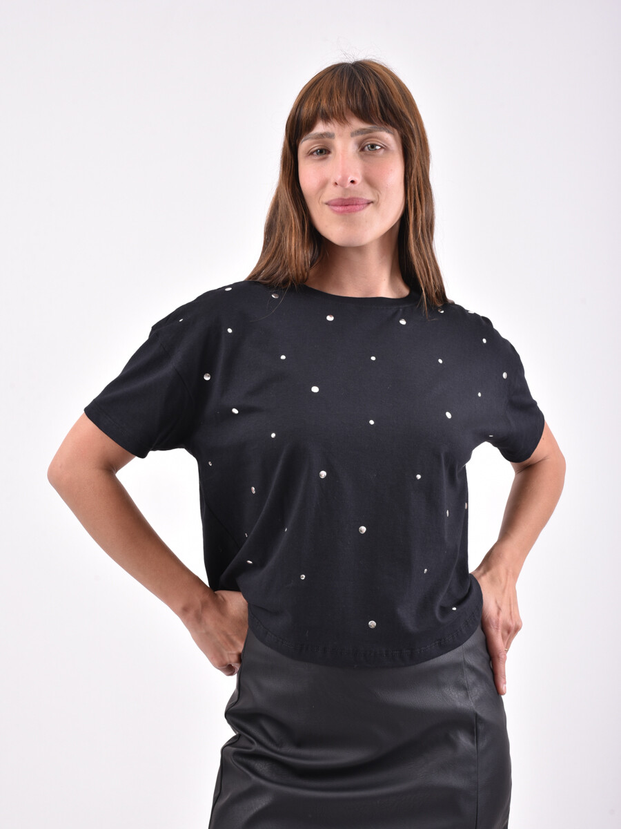 REMERA CATA - NEGRO 