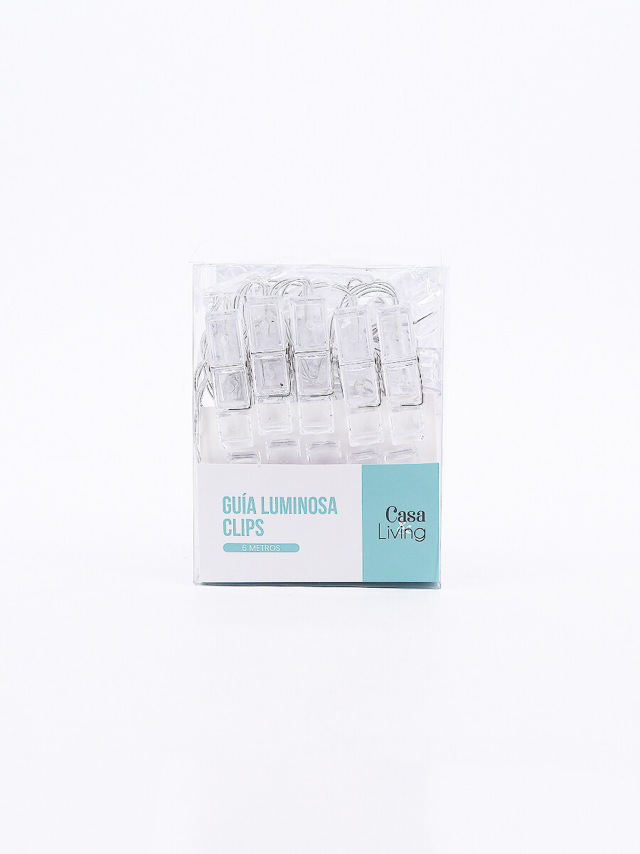 GUIA LUMINOSA CLIPS - BLANCO 