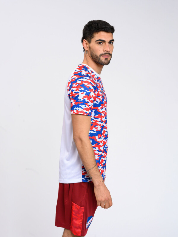 REMERA PRO TRAINING CAMO Nacional Hombre Blanco