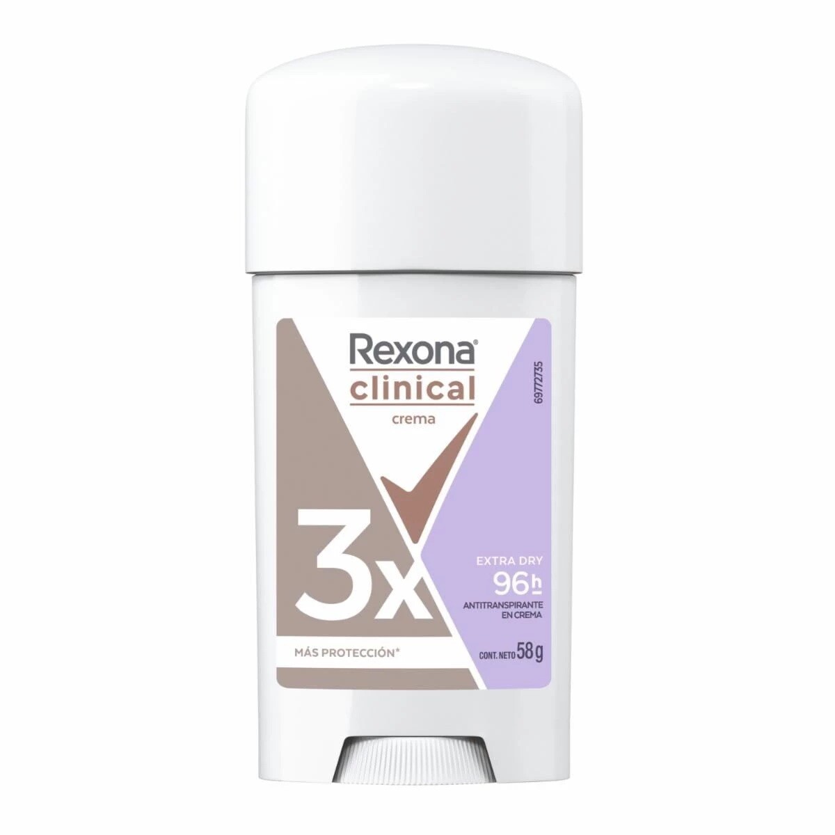 Desodorante Crema Rexona Clinical Extra Dry 58 Grs. 