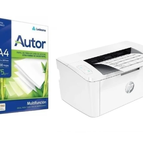 Impresora Multifuncion HP Laserjet + Resma A4 001