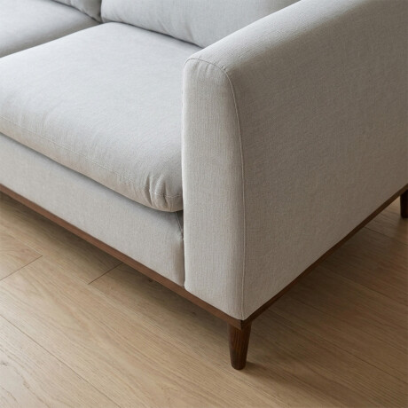 Sofá Vicenzo - Microfibra - 3 cuerpos FX4-10 (Beige)