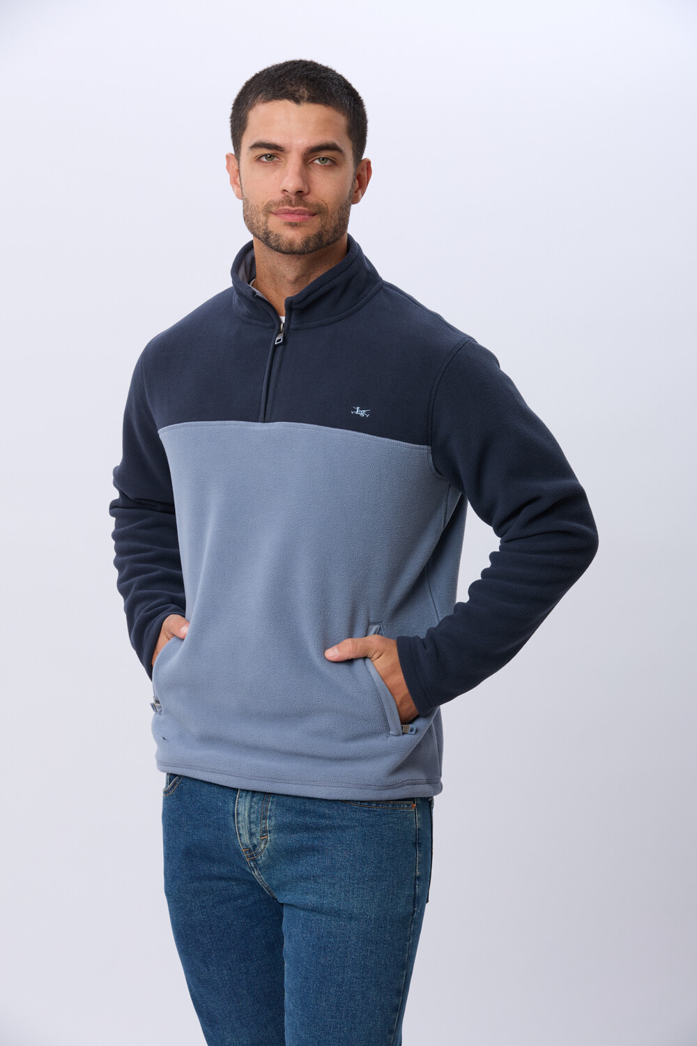 BUZO POLAR BICOLOR Piedra