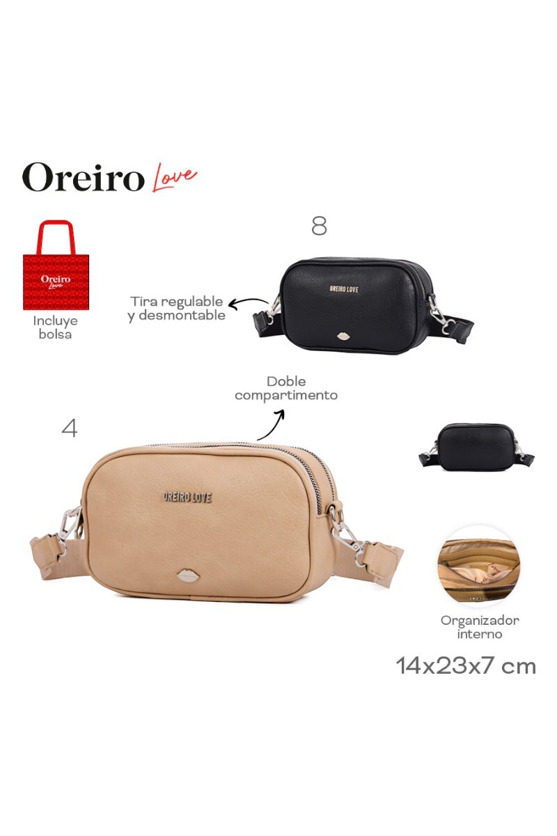 Cartera Las Oreiro Negro