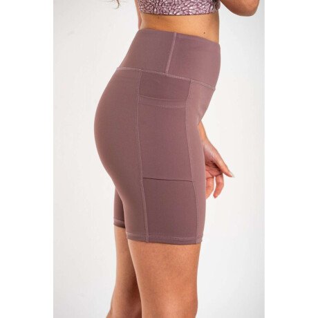 Biker Deportiva Tiro Alto Malva