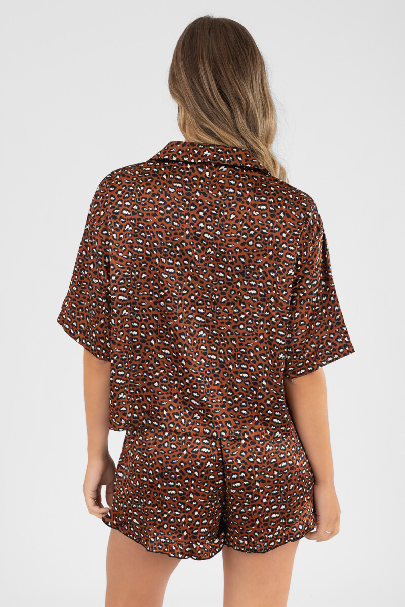 Animal dull short Animal print