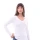 REMERA BASICA PETRA RIBB BLANCO