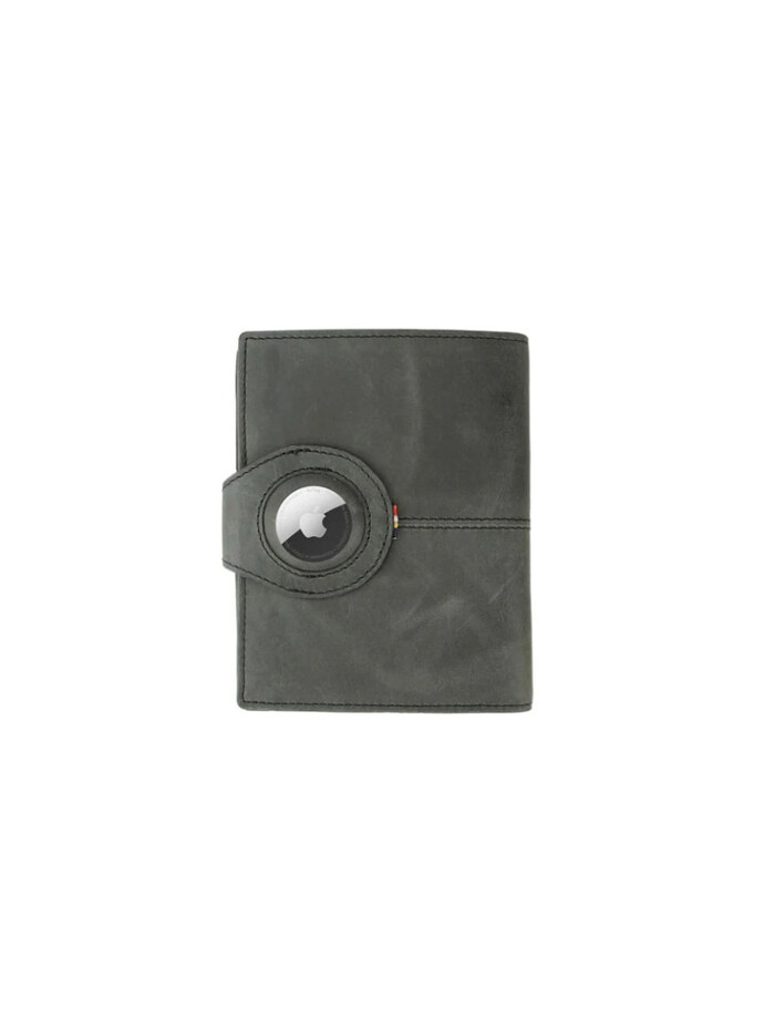 WALLET PASSPORT HOLDER CARBON BLACK