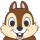 Llavero Disney tsum tsum Chip y dale