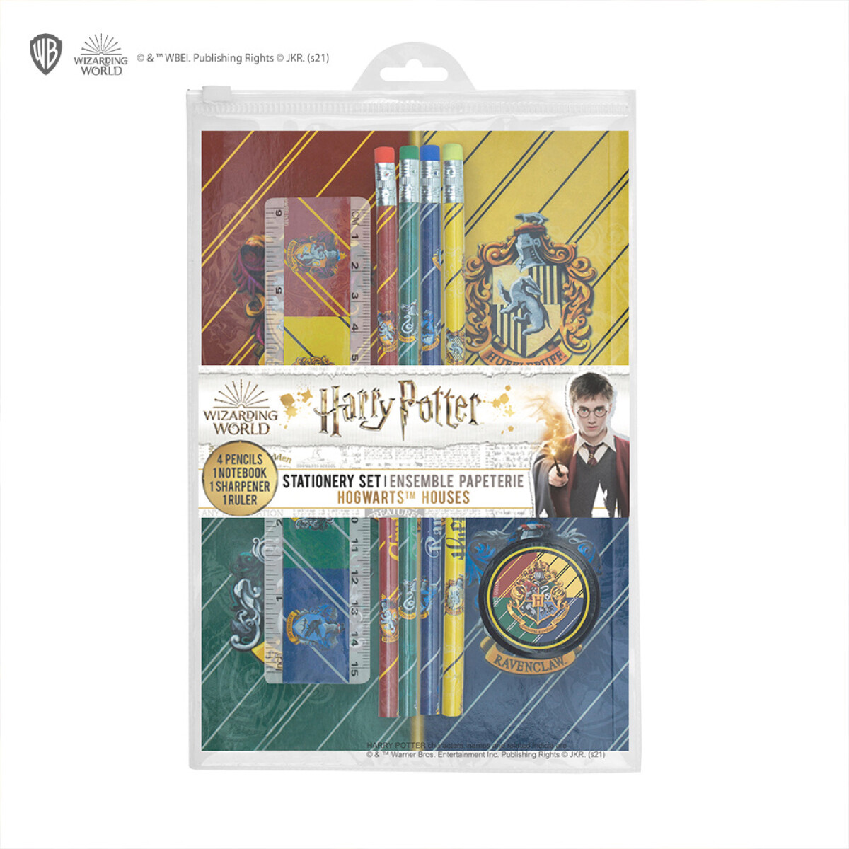 Harry Potter! Set Escolar - Hogwarts houses 