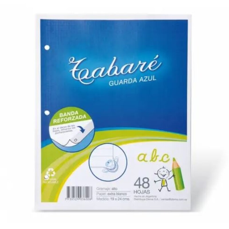 Hojas Tabaré 1 Raya Guarda Azul x48 #Hojas Tabaré 1 Raya Guarda Azul Paq. x 48