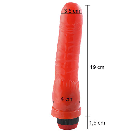 Vibrador Banana Rojo