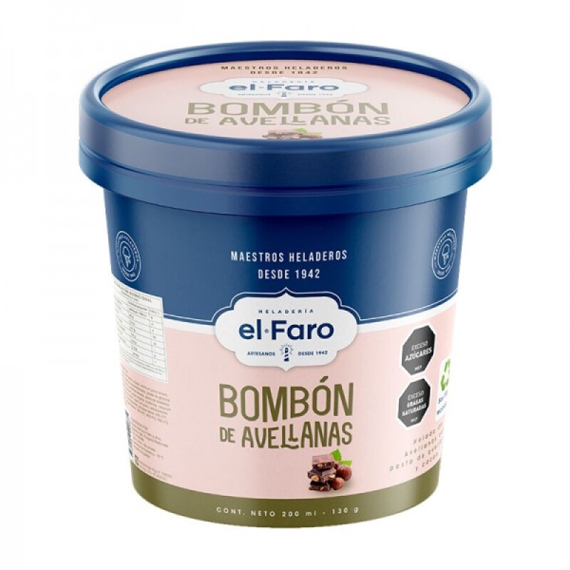 HELADO BOMBON AVELLANA FARO 200ML +SOLO PDE O WEB+ HELADO BOMBON AVELLANA FARO 200ML +SOLO PDE O WEB+