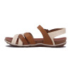 Sandalia Country Mujer Tiras Cruzadas Con Pulsera Ambar-nuez