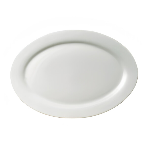 Fuente Ovalada 30.5cm Porcelana Blanca Fuente Ovalada 30.5cm Porcelana Blanca
