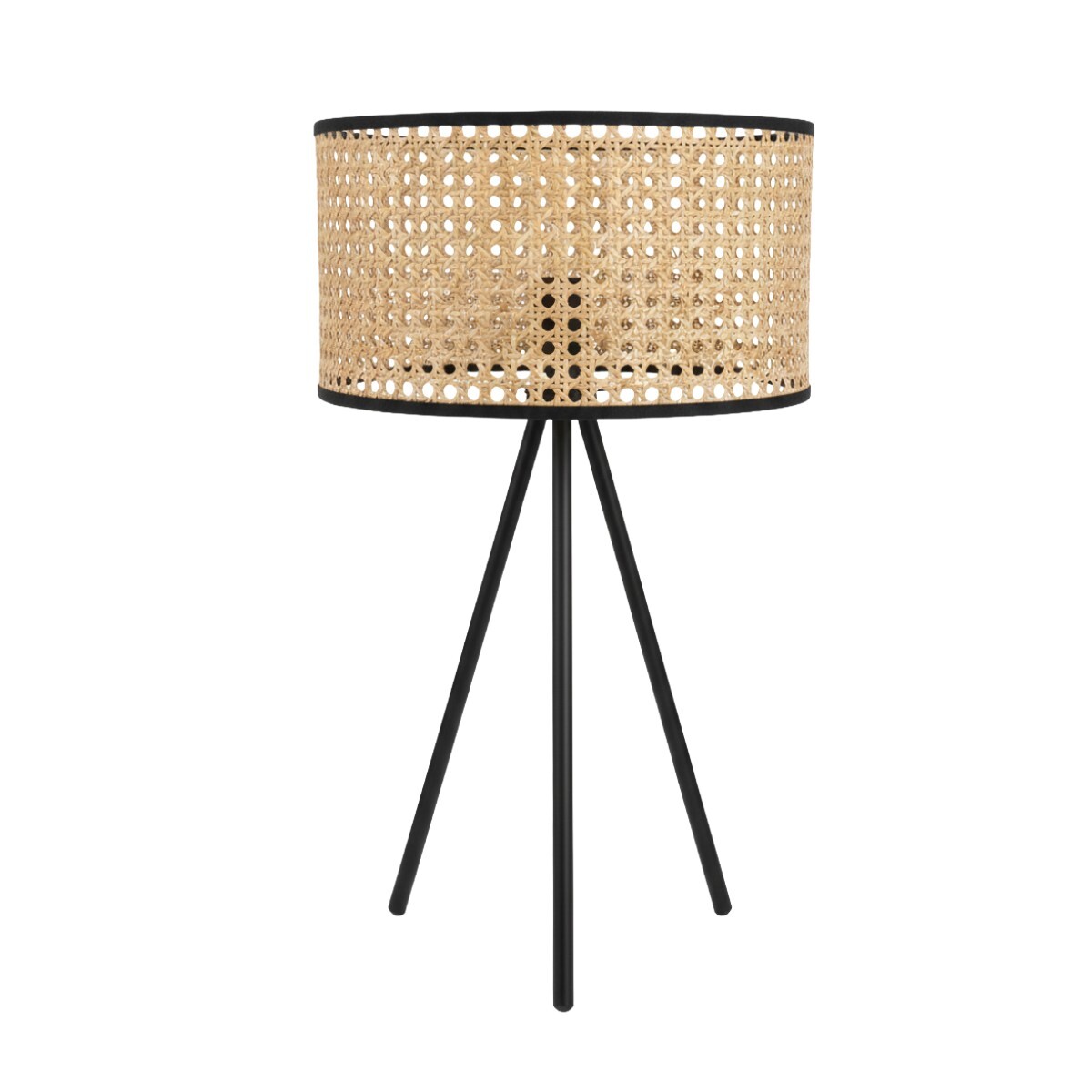 LAMPARA MIMBRE BEIGE P/MESA 30X50,5CM 