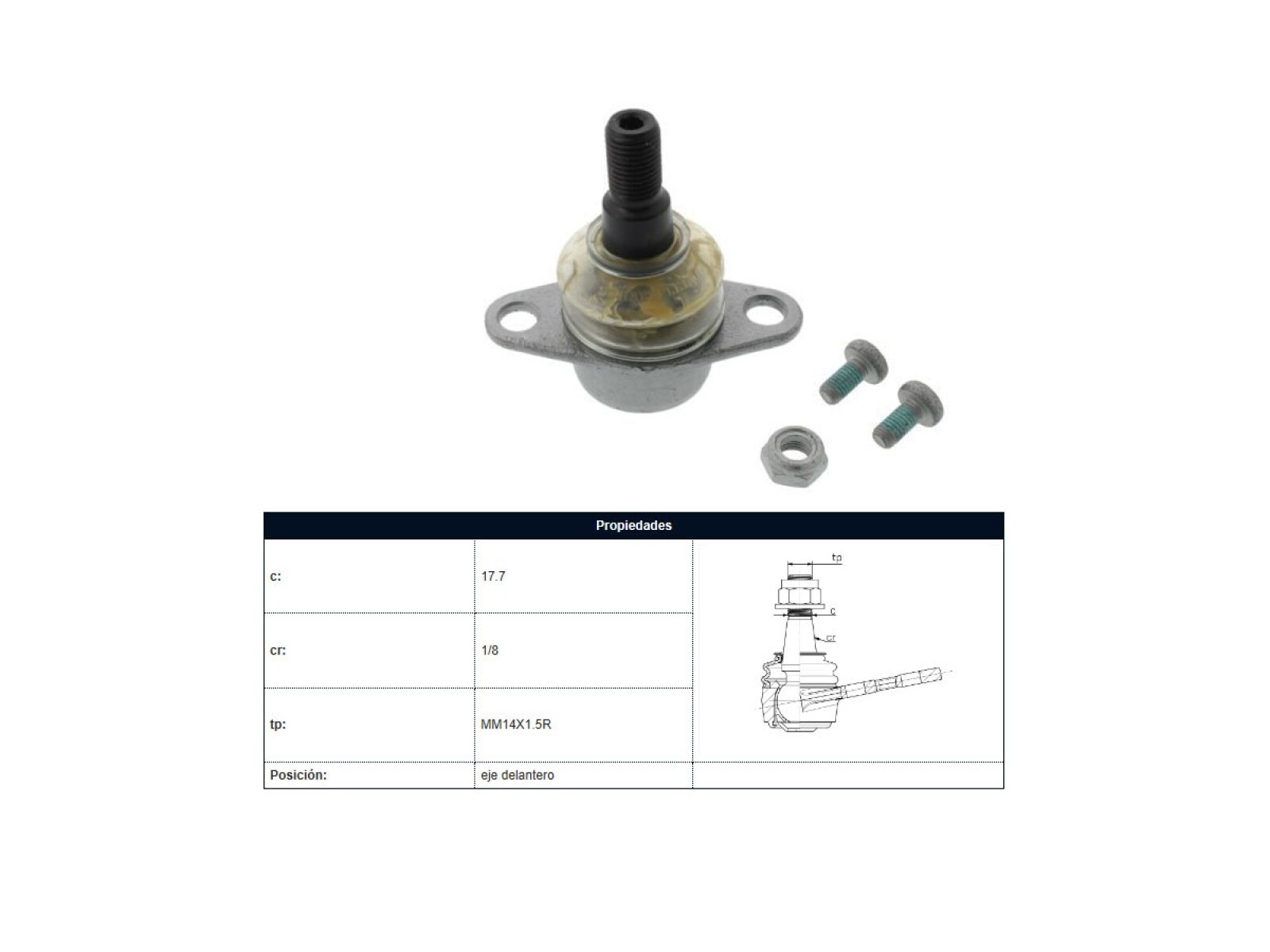 Rotula Del BMW X5 D (E53)/X5I (E53) 99-05 Der/Izq 