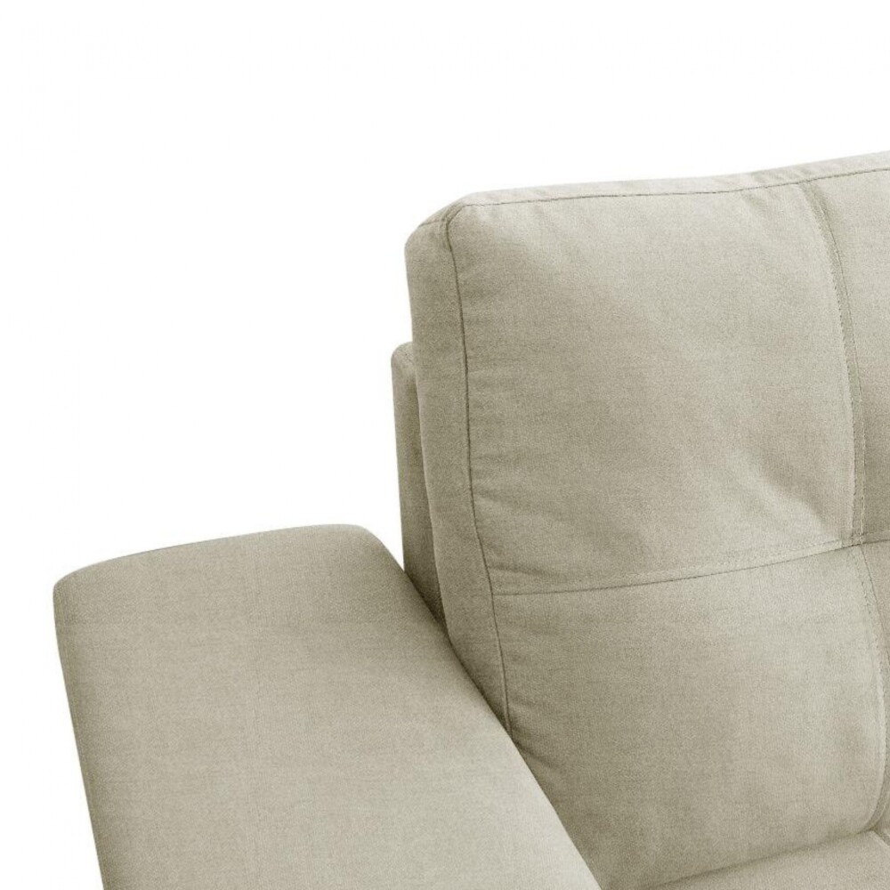 Sillón 3 Cuerpos en tela de Lino - Palazio Beige