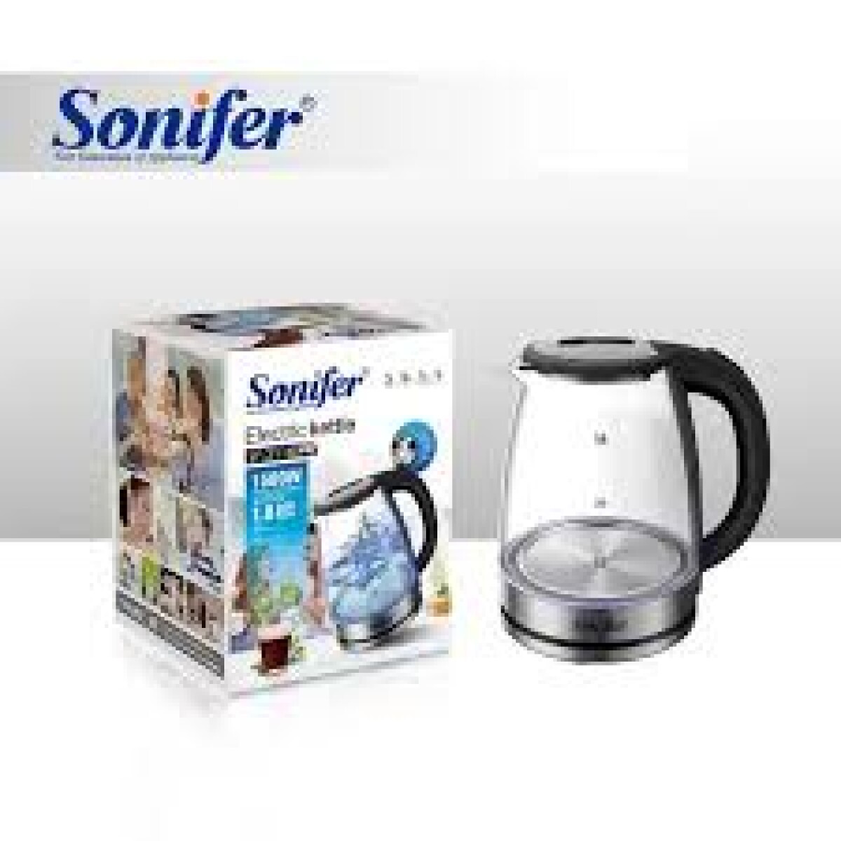Jarra Eléctrica De Vidrio Sonifer 1.800 Lts 