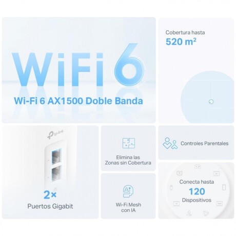 Router Repetidor De WiFi TP-LINK Deco X10 AX1500 WiFi 6 Pack X 3 Router Repetidor De WiFi TP-LINK Deco X10 AX1500 WiFi 6 Pack X 3