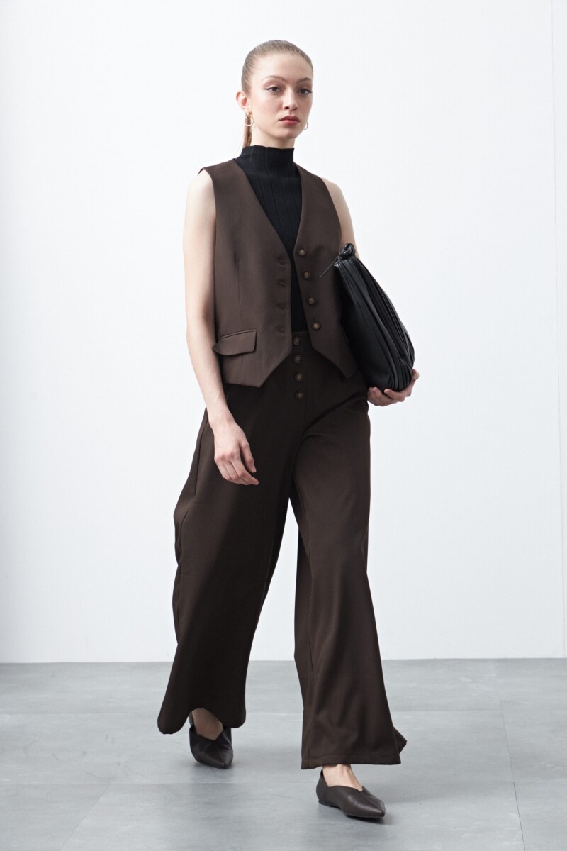 PANTALON NIA Chocolate