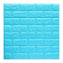Revestimiento Pared Adhesivo Fácil Colocación Piedra X20 Un Variante Color Celeste