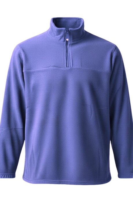 Buzo micropolar medio cierre Azul royal