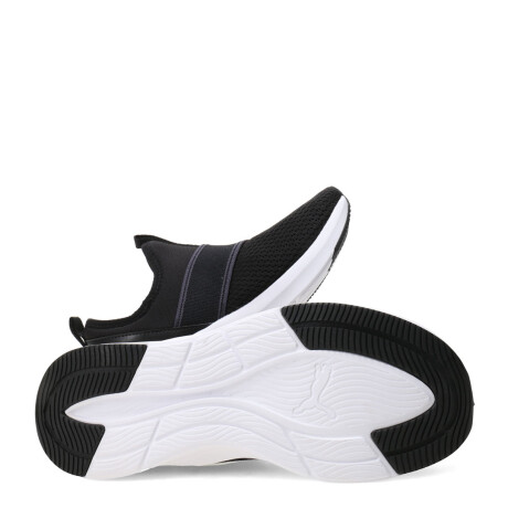Championes de Mujer Puma Softride Harli Slip On Negro - Dorado