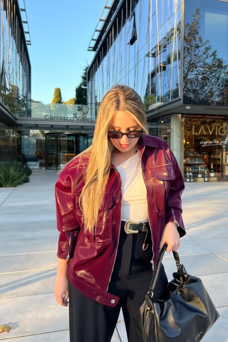 Chaqueta Elen Bordeaux