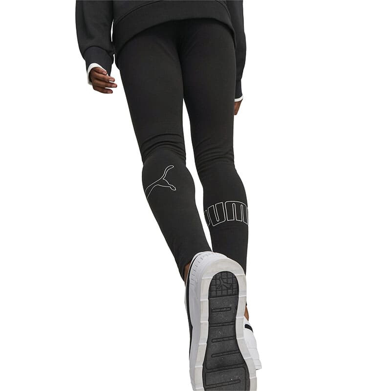 Calza Puma Power Colorblock de Mujer - 673641 01 Negro