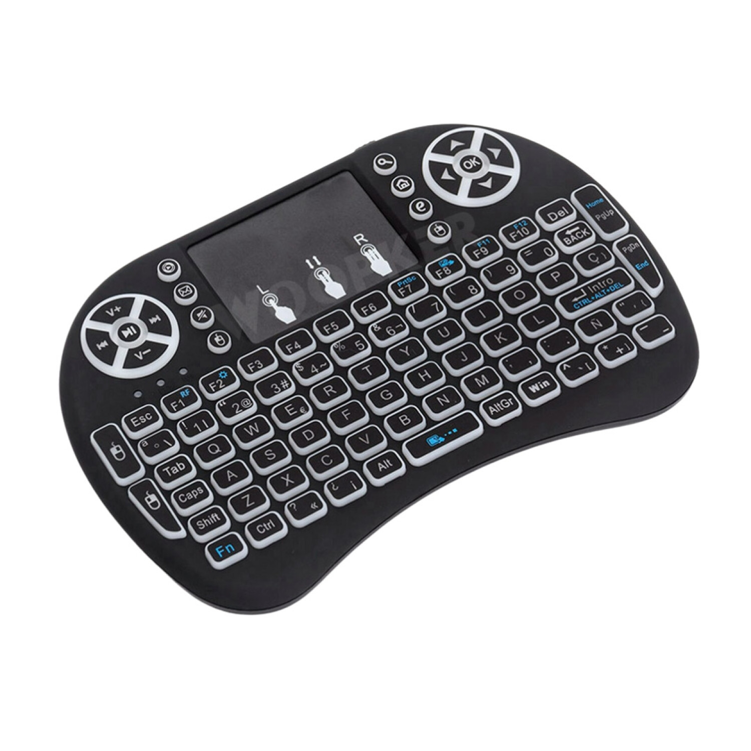 Mini teclado inalámbrico retroiluminado Goldtech — Electroventas