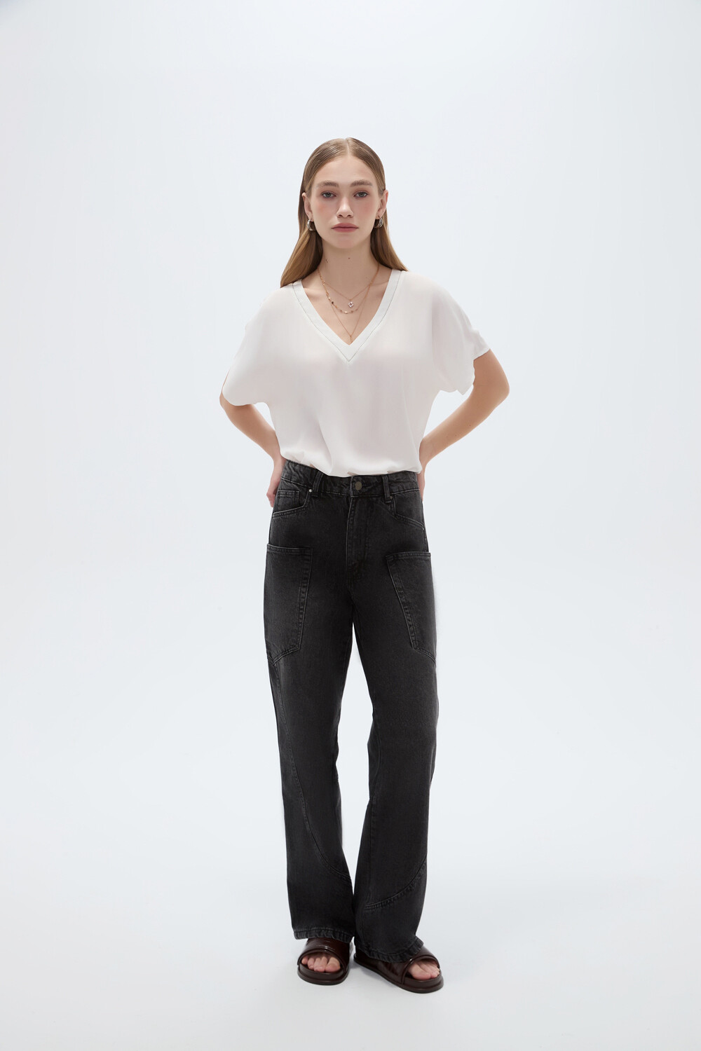 Pantalon Avilor Gris Oscuro
