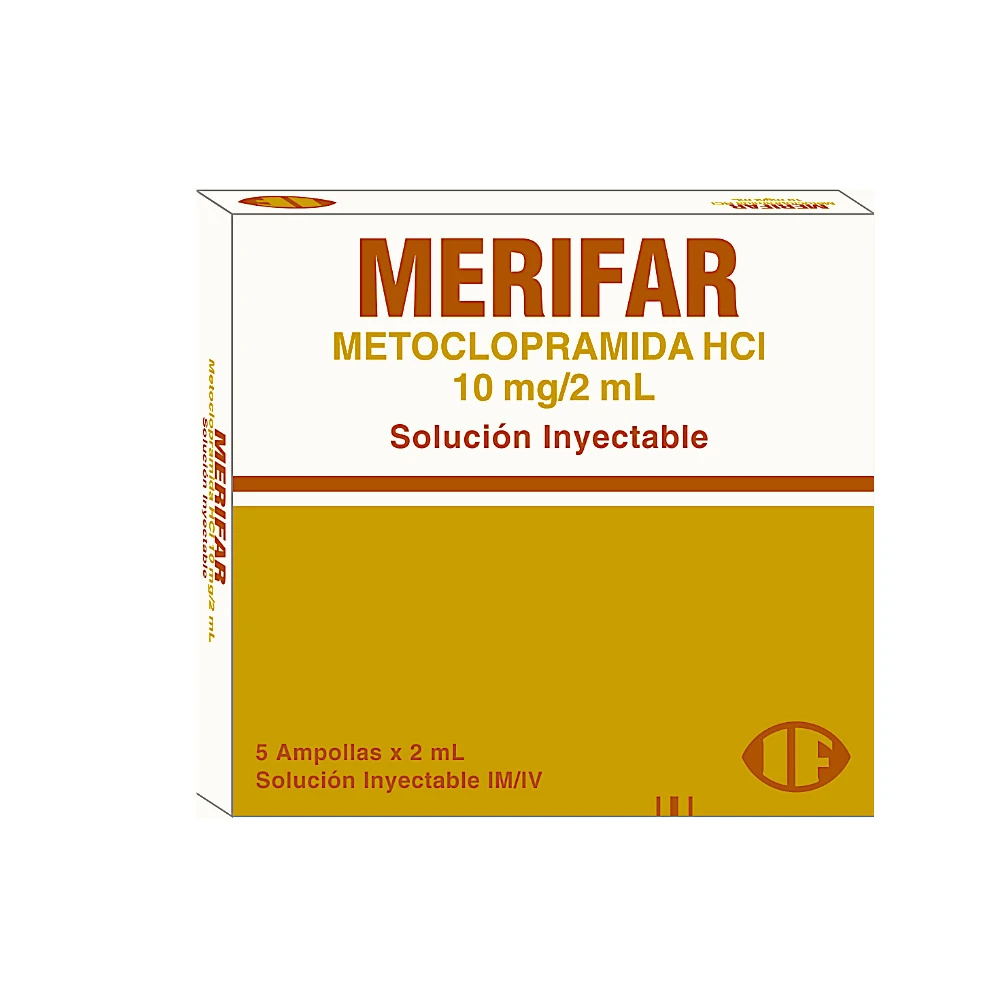 MERIFAR INY. CJ X 5 AMPOLLAS